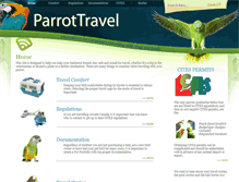 Tablet Screenshot of parrottravel.org